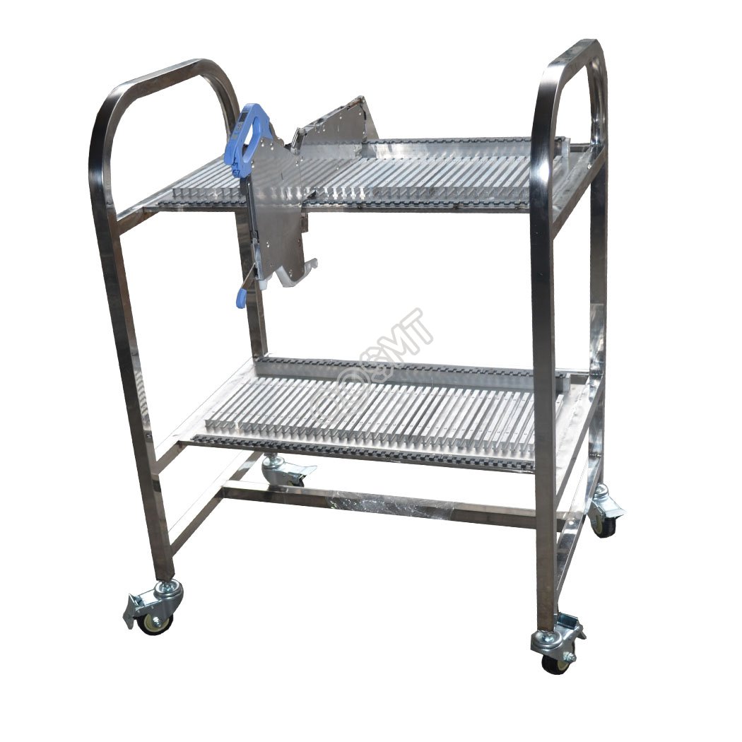 JUKI Stainless Steel EF Feeder Cart,Feeder Trolley for JUKI 3010 3020 Pick And Place Machine