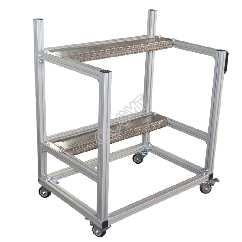 FUJI Aluminium CP Feeder Cart, Feeder Storage Cart , Feeder Trolley for FUJI CP6/CP7/XP143 Pick And Place Machine