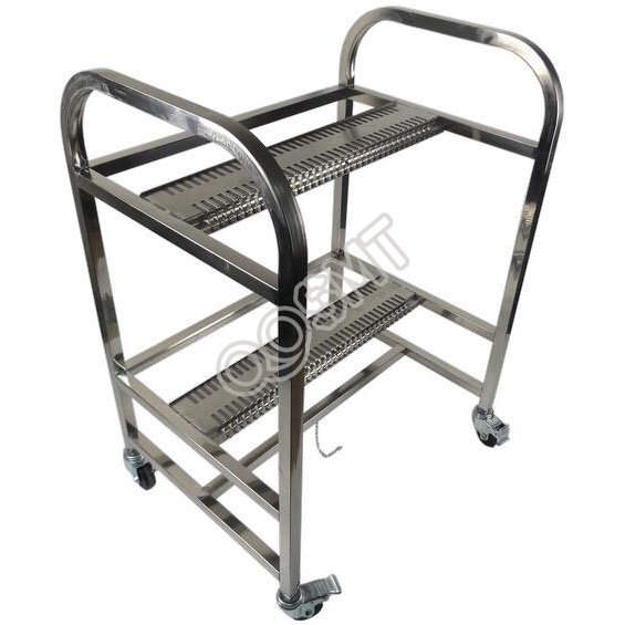 FUJI Stainless Steel CP Feeder Cart, Feeder Storage Cart , Feeder Trolley for FUJI CP6/CP7/XP143 Pick And Place Machine