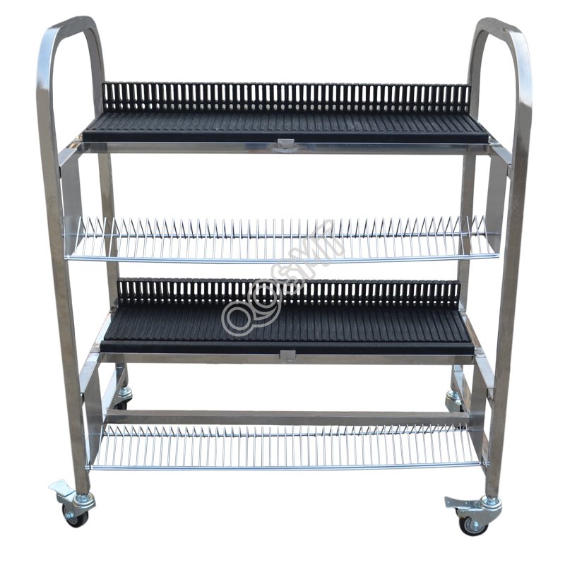 FUJI NXT Stainless Steel Feeder Cart, Feeder Storage Cart ,Feeder Trolley for FUJI NXT Pick And Place Machine