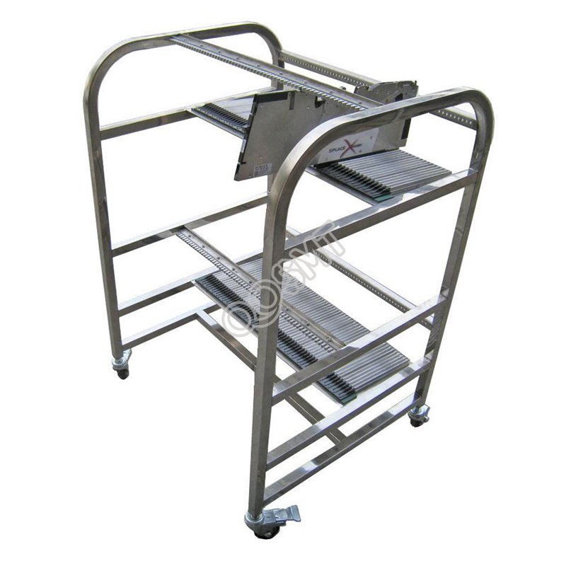ASM SIEMENS Stainless Steel X Feeder Cart, Feeder Storage Cart , Feeder Trolley for ASM Pick And Place Machine